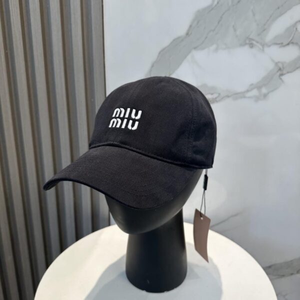 réplica,joyas,joyería,1:1,replica,fake,lujo,barato Miu Miu nueva gorra de béisbol original de tela lavada de algodón puro