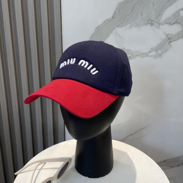 réplica,joyas,joyería,1:1,replica,fake,lujo,barato Miu Miu nueva gorra de béisbol bordada