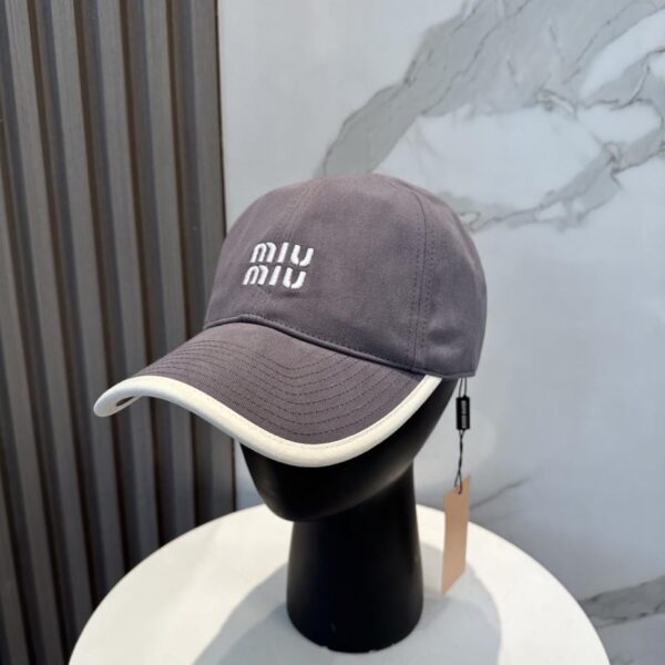 réplica,joyas,joyería,1:1,replica,fake,lujo,barato Miu Miu nueva gorra de béisbol bordada
