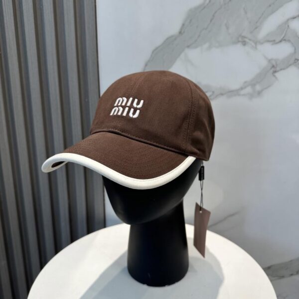 réplica,joyas,joyería,1:1,replica,fake,lujo,barato Miu Miu nueva gorra de béisbol bordada