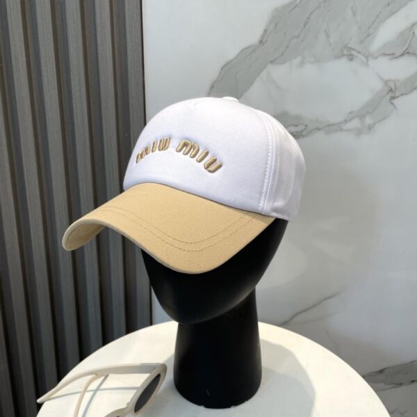 réplica,joyas,joyería,1:1,replica,fake,lujo,barato Miu Miu nueva gorra de béisbol bordada