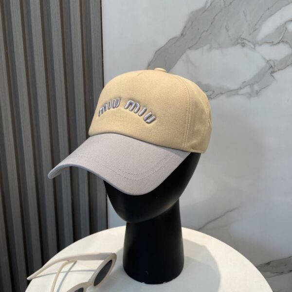 réplica,joyas,joyería,1:1,replica,fake,lujo,barato Miu Miu nueva gorra de béisbol bordada