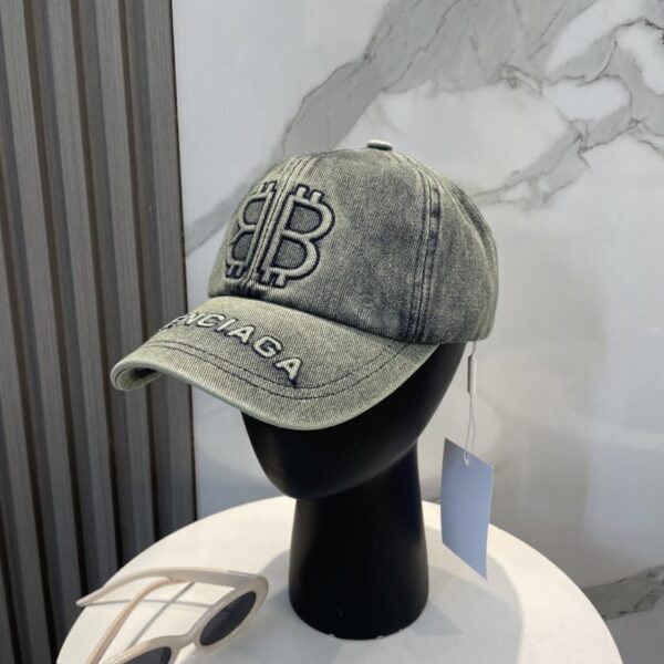 réplica,joyas,joyería,1:1,replica,fake,lujo,barato BALENCIAGA nueva gorra de béisbol de mezclilla lavada, mismo estilo para hombre y mujer