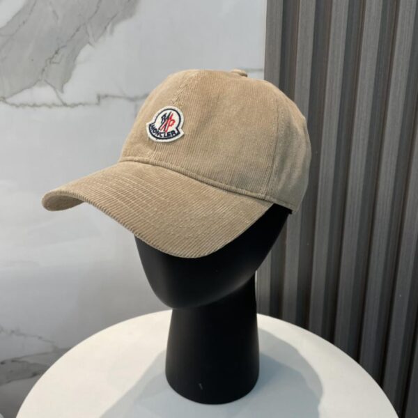 réplica,joyas,joyería,1:1,replica,fake,lujo,barato Moncler nueva gorra de béisbol de pana de otoño e invierno.