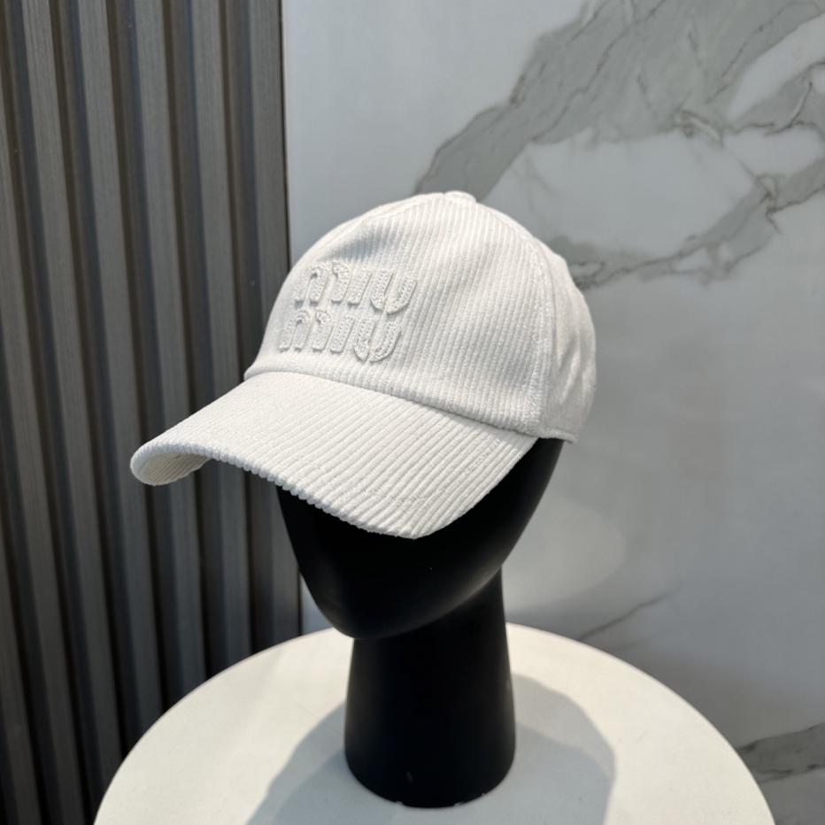 réplica,joyas,joyería,1:1,replica,fake,lujo,barato réplica,joyas,joyería,1:1,replica,fake,lujo,barato Miu Miu nueva gorra de béisbol de pana limitada