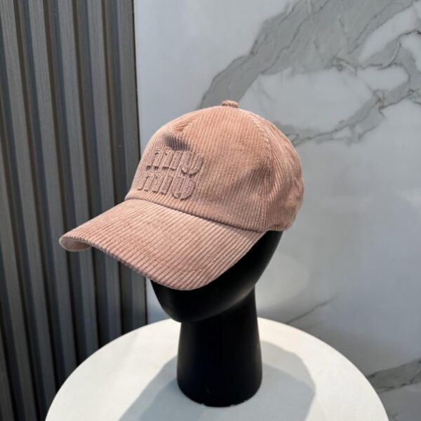 réplica,joyas,joyería,1:1,replica,fake,lujo,barato Miu Miu nueva gorra de béisbol de pana limitada