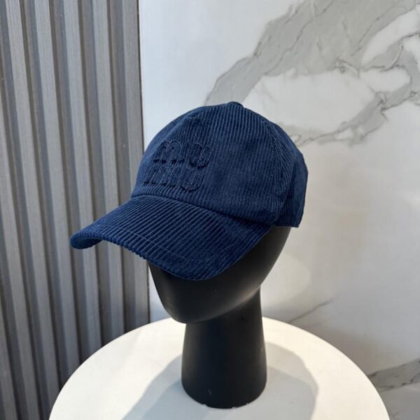 réplica,joyas,joyería,1:1,replica,fake,lujo,barato Miu Miu nueva gorra de béisbol de pana limitada