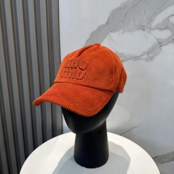 réplica,joyas,joyería,1:1,replica,fake,lujo,barato Miu Miu nueva gorra de béisbol de pana limitada