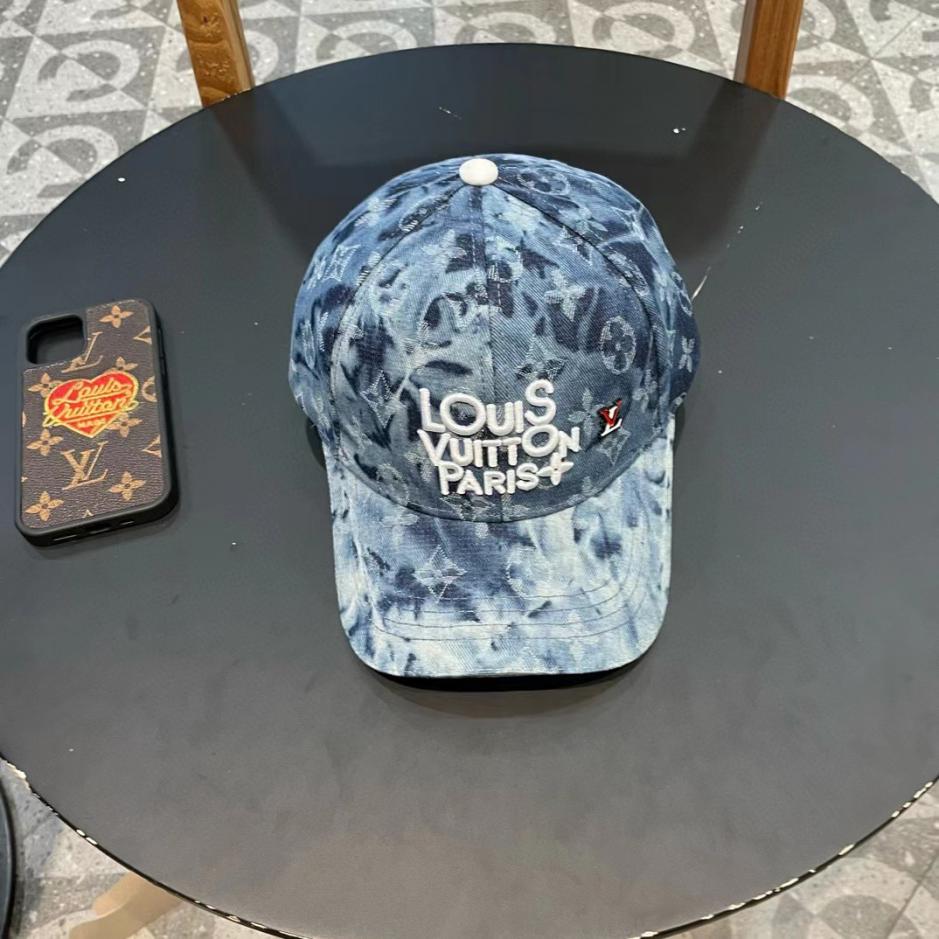 réplica,joyas,joyería,1:1,replica,fake,lujo,barato réplica,joyas,joyería,1:1,replica,fake,lujo,barato Nueva gorra de béisbol de mezclilla de Louis Vuitton
