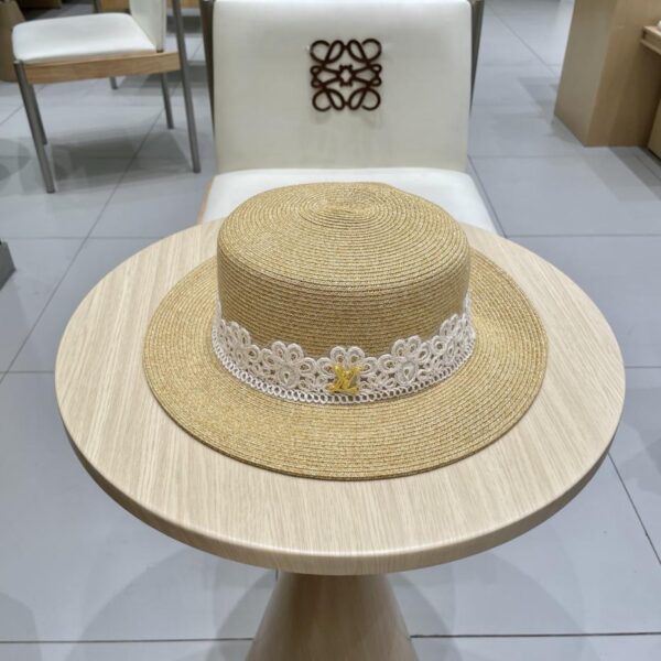 réplica,joyas,joyería,1:1,replica,fake,lujo,barato Gorra de béisbol LouisVuitton novedad de verano gorro de lavabo trenzado fino