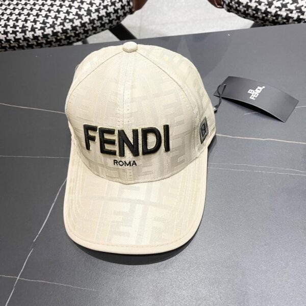 réplica,joyas,joyería,1:1,replica,fake,lujo,barato Gorra de béisbol FENDI serie presbicia, artículo clásico FF de segunda mano