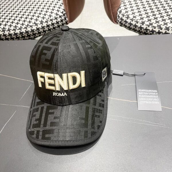 réplica,joyas,joyería,1:1,replica,fake,lujo,barato Gorra de béisbol FENDI serie presbicia, artículo clásico FF de segunda mano