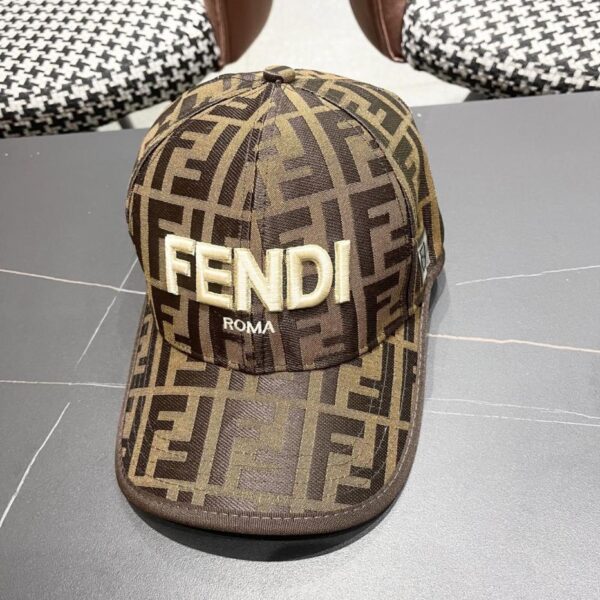 réplica,joyas,joyería,1:1,replica,fake,lujo,barato Gorra de béisbol FENDI serie presbicia, artículo clásico FF de segunda mano