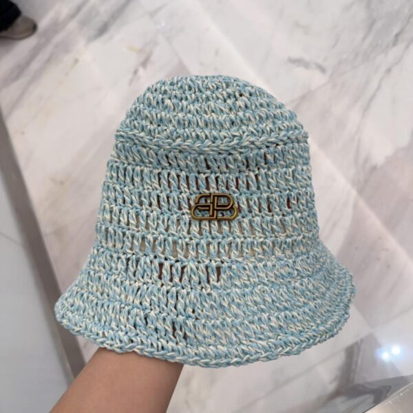 réplica,joyas,joyería,1:1,replica,fake,lujo,barato Balenciaga nuevo sombrero de paja tejido