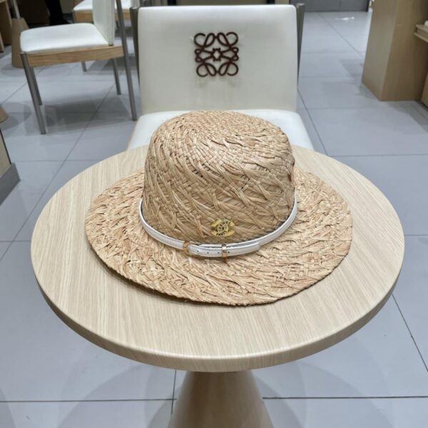 réplica,joyas,joyería,1:1,replica,fake,lujo,barato Chanel nuevo sombrero de rafia tejido a mano de alta gama