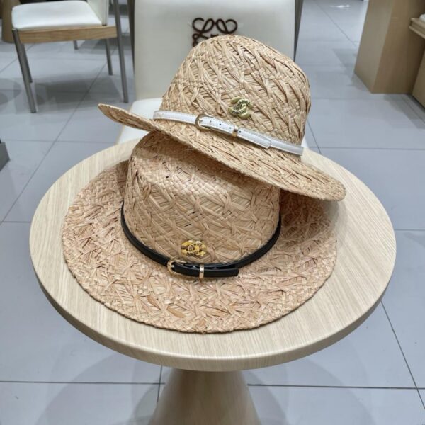 réplica,joyas,joyería,1:1,replica,fake,lujo,barato CHANEL nuevo sombrero de copa original pequeño sombrero de lavabo sombrero de paja