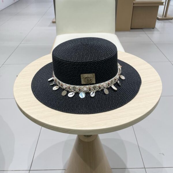 réplica,joyas,joyería,1:1,replica,fake,lujo,barato Sombrero de paja estilo nuevo étnico Gucci