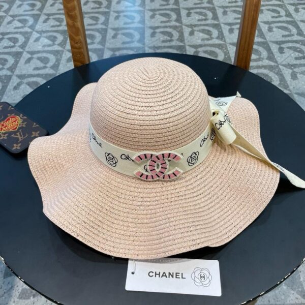 réplica,joyas,joyería,1:1,replica,fake,lujo,barato Chanel nuevo sombrero de paja a juego