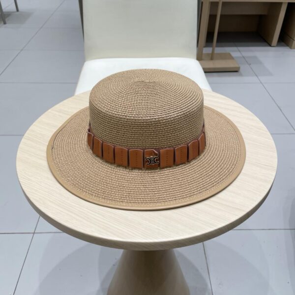 réplica,joyas,joyería,1:1,replica,fake,lujo,barato Nuevo sombrero de rafia PRADA, mismo estilo que el mostrador.