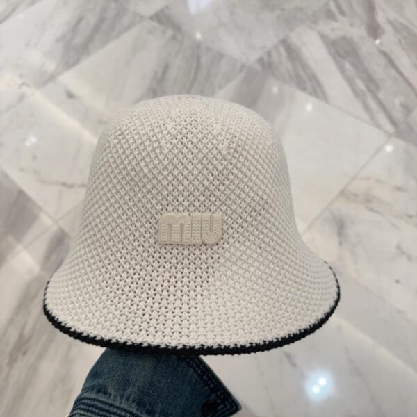 réplica,joyas,joyería,1:1,replica,fake,lujo,barato Gorro de pescador Miu Miu de otoño e invierno para mujer.