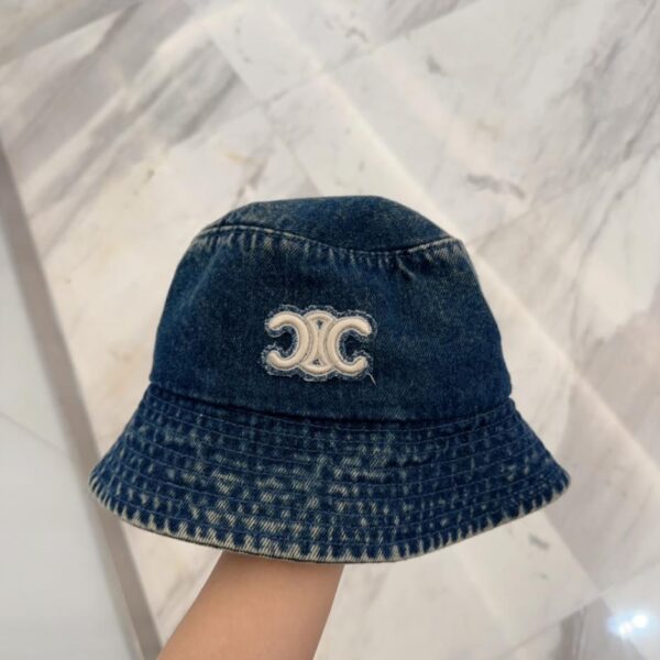 réplica,joyas,joyería,1:1,replica,fake,lujo,barato CELINE nuevo sombrero de pescador retro azul denim