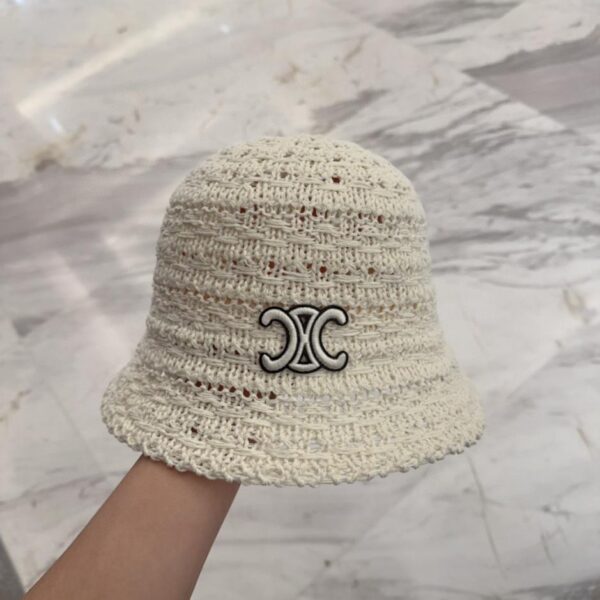 réplica,joyas,joyería,1:1,replica,fake,lujo,barato Celine Gorro de pescador de otoño e invierno para mujer, protección solar, gorro de lavabo a la moda
