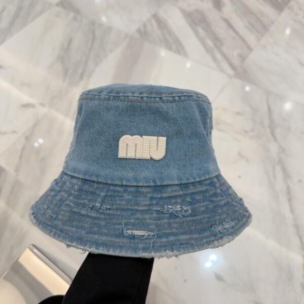 réplica,joyas,joyería,1:1,replica,fake,lujo,barato Miu Miu Gorro de pescador diario para niñas