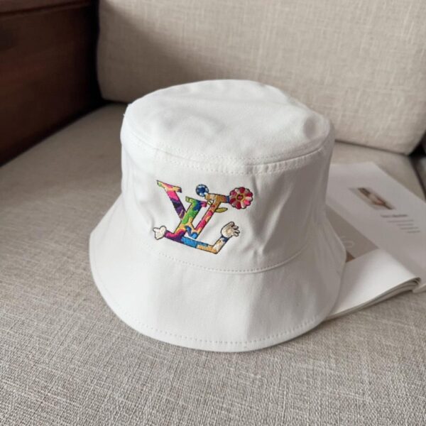 réplica,joyas,joyería,1:1,replica,fake,lujo,barato Sombrero de pescador bordado único original de Louis Vuitton para hombre y mujer