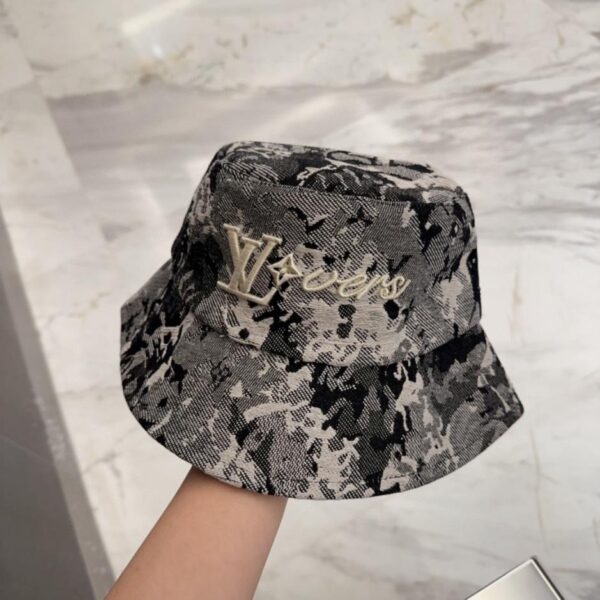 réplica,joyas,joyería,1:1,replica,fake,lujo,barato Sombrero de pescador bordado único original de Louis Vuitton para hombre y mujer