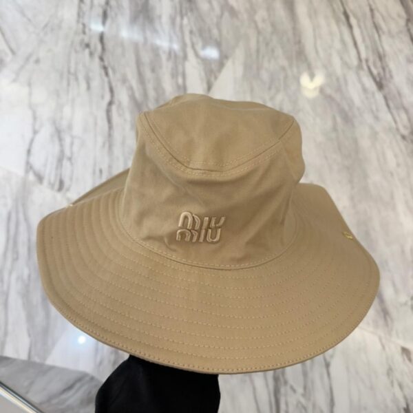 réplica,joyas,joyería,1:1,replica,fake,lujo,barato Miu Miu sombrero de pescador bordado