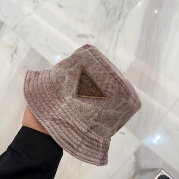 réplica,joyas,joyería,1:1,replica,fake,lujo,barato Prada sombrero de pescador con letras bordadas