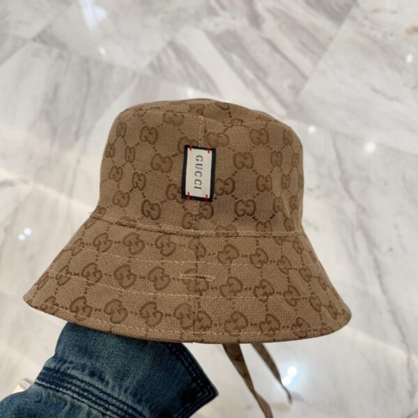 réplica,joyas,joyería,1:1,replica,fake,lujo,barato GUCCI nuevo sombrero de pescador reversible sincronizado en contador