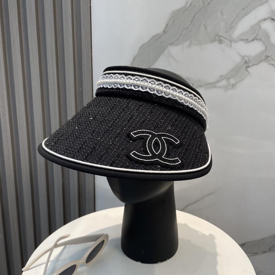 réplica,joyas,joyería,1:1,replica,fake,lujo,barato réplica,joyas,joyería,1:1,replica,fake,lujo,barato El nuevo sombrero hueco de estilo dulce con adornos de encaje de Chanel
