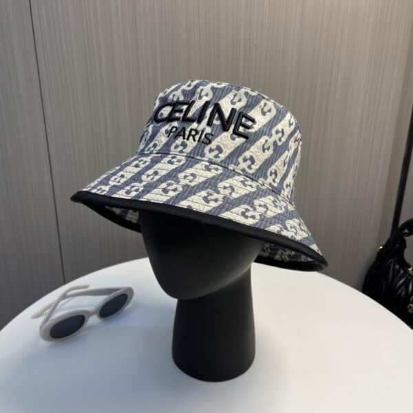 réplica,joyas,joyería,1:1,replica,fake,lujo,barato Lanzamiento de la nueva versión alta de CELINE, sombrero de pescador bordado simple