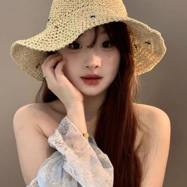 réplica,joyas,joyería,1:1,replica,fake,lujo,barato CHANEL nuevo sombrero de vacaciones junto al mar sombrero de pescador de verano para mujer