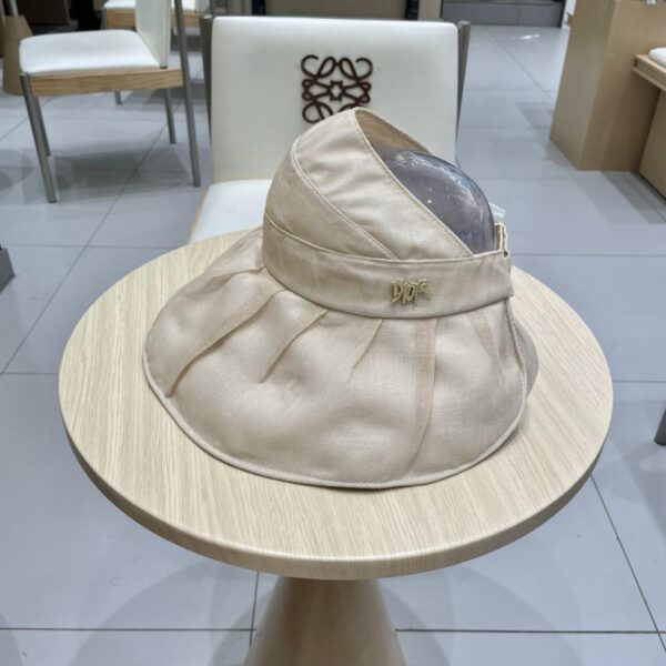 réplica,joyas,joyería,1:1,replica,fake,lujo,barato Gorro de pescador DIOR con visera de cola de caballo de malla de verano, ligero y transpirable