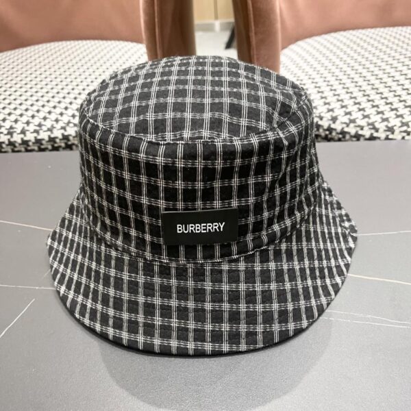 réplica,joyas,joyería,1:1,replica,fake,lujo,barato Sombrero de pescador a cuadros japoneses de Burberry para hombre y mujer
