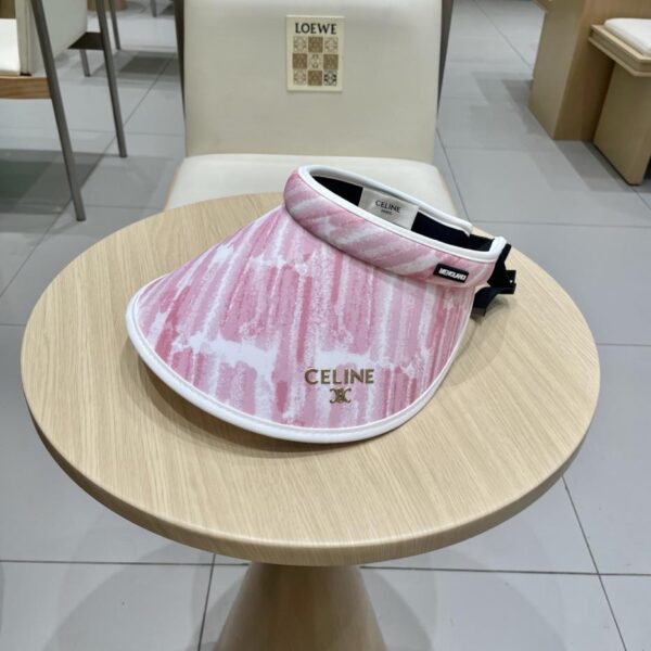 réplica,joyas,joyería,1:1,replica,fake,lujo,barato Celine nueva diadema ligera sombrero de copa vacío sombrero de sol con lazo de verano para mujer