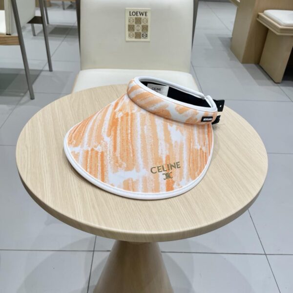 réplica,joyas,joyería,1:1,replica,fake,lujo,barato Celine nueva diadema ligera sombrero de copa vacío sombrero de sol con lazo de verano para mujer