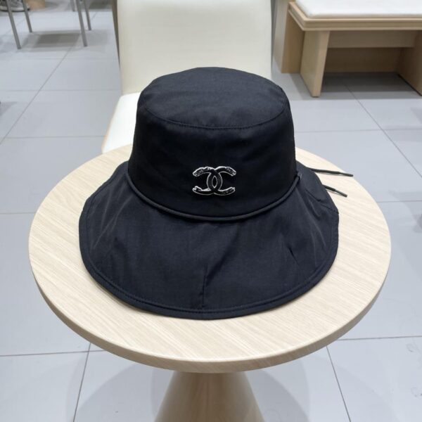 réplica,joyas,joyería,1:1,replica,fake,lujo,barato Sombrero para el sol anti-UV de ala grande con cola de caballo de secado rápido Chanel