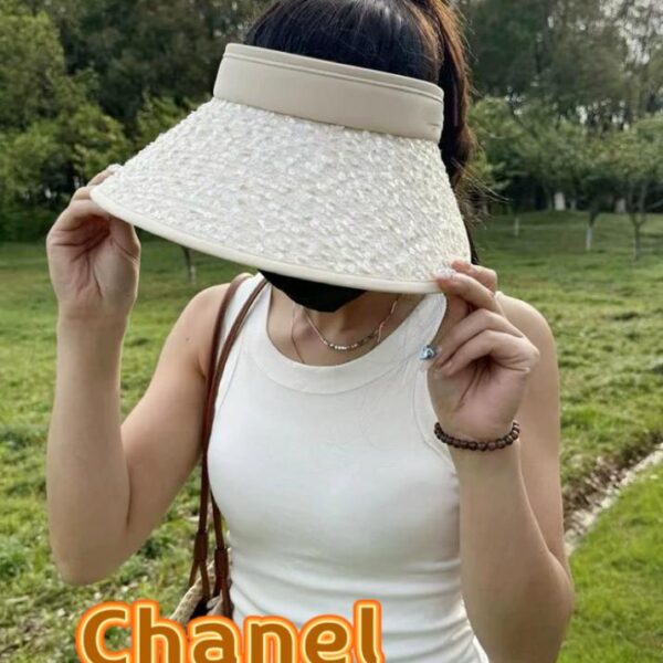 réplica,joyas,joyería,1:1,replica,fake,lujo,barato CHANEL nuevo sombrero para el sol de verano.