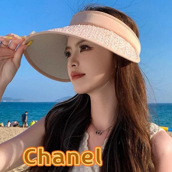réplica,joyas,joyería,1:1,replica,fake,lujo,barato CHANEL nuevo sombrero para el sol de verano.