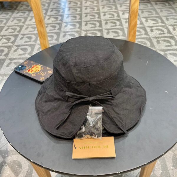 réplica,joyas,joyería,1:1,replica,fake,lujo,barato Burberry sombrero para el sol con lazo y abertura