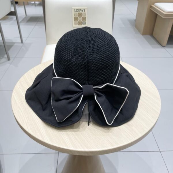 réplica,joyas,joyería,1:1,replica,fake,lujo,barato Miu Miu Sombrero de pescador con protección UV y lazo de verano