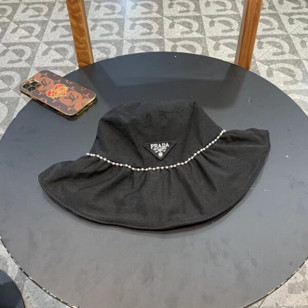 réplica,joyas,joyería,1:1,replica,fake,lujo,barato Nuevo sombrero tipo pescador de Prada para principios de primavera, estilo clásico tanto para hombre como para mujer