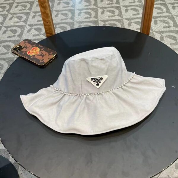 réplica,joyas,joyería,1:1,replica,fake,lujo,barato Nuevo sombrero tipo pescador de Prada para principios de primavera, estilo clásico tanto para hombre como para mujer