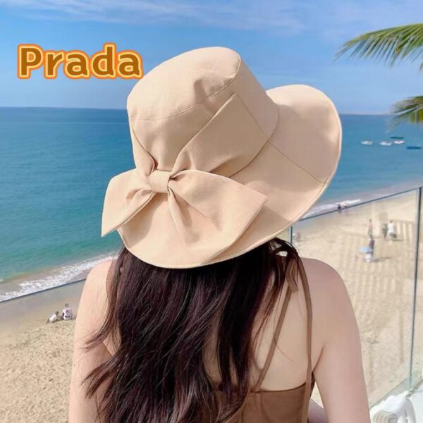 réplica,joyas,joyería,1:1,replica,fake,lujo,barato Prada nuevo sombrero de pescador japonés con protección solar