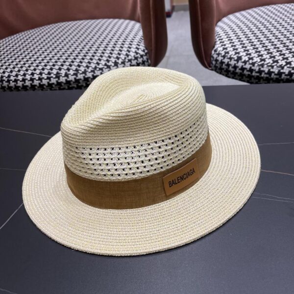 réplica,joyas,joyería,1:1,replica,fake,lujo,barato BALENCIAGA Sombrero de jazz unisex de trenza fina de viaje de moda de estilo coreano