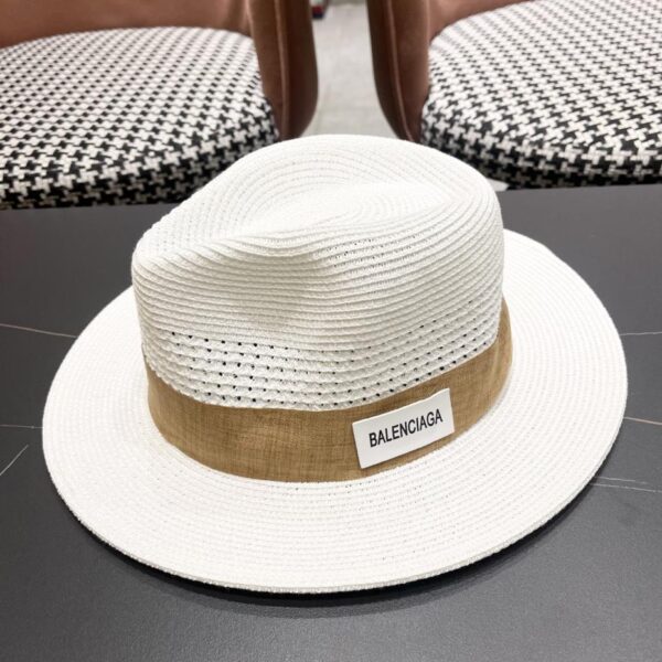 réplica,joyas,joyería,1:1,replica,fake,lujo,barato BALENCIAGA Sombrero de jazz unisex de trenza fina de viaje de moda de estilo coreano