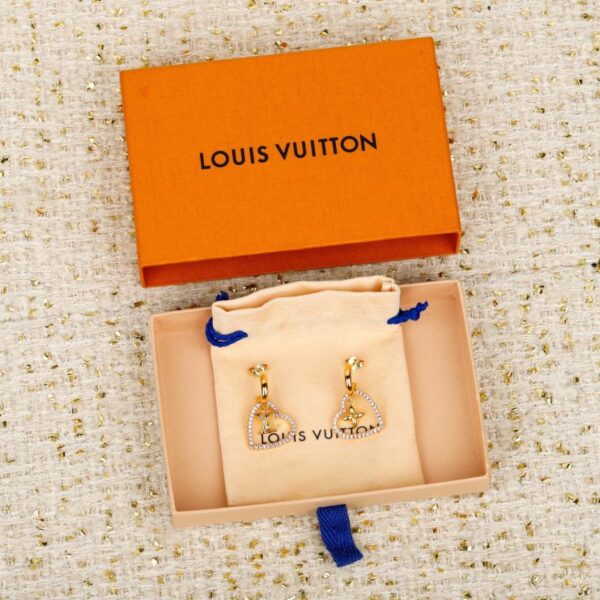 réplica,joyas,joyería,1:1,replica,fake,lujo,barato Pendientes de corazón LV (28K1X)